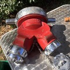 6    To  2 1 2    2 Way Clappered Pump Hose Connection Nst  Nh  Plated  Brass Used