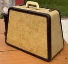 Vintage Singer 301a 301 Trapezoid Grasscloth Carry Case  Vgc
