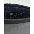 Tumi For Delta Tumi Black Toiletry Pouch With Silver Logo