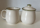 Vintage Stoneware Strawberry Cream   Sugar Set Country Kitchen-farmhouse