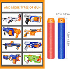 Refill Darts  200 Pack Refill Bullets Compatible With Nerf Guns For Nerf N-strik