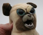 Feisty Pets Manny Macho Stuffed Pug Dog Plush Animal 8 5    Toy