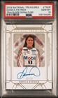 2022 National Treasures Trackside Signature Auto  53 Danica Patrick Psa 10