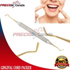 3pcs Cord Packer Dental Gingival 1 5mm Retraction Non-serrated Dental Instrument