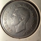 Km -36 1943 Canada Silver 50 Cent Coin