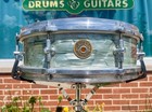 1950 Gretsch 4x14 Max Roach Progressive Jazz Snare Drum Gladstone Lugs Sky Blue