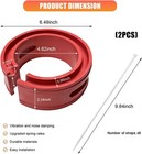 2 Pcs Rubber Coil Spring Lift Spacer Heavy Duty 1 45 1 65 Inch For Car Universal