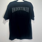 Wwe Authentic Wear T Shirt Mens Xl Black Graphic Wrestler The Undertaker Rip