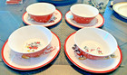 Pottery Barn Holiday Mickey Mouse Disney Christmas Dinner Party School Set 8 A