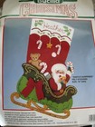 Christmas Bucilla Stocking Felt Applique Holiday Kit santa s Surprises 82729 18 