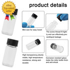 10 Pack Glass Vials 5 Ml Glass Bottle With Screw Caps small Vials For Essential 