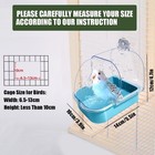 Bird Bath For Cage  Cleaning Pet Supplies Cockatiel Bird Bathtub With Hanging 