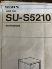 Sony Su-s5210 Compact Shelf Stereo System W  Speakers Cassette Am fm Wired