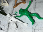 Vintage Mixed Plastic Toy Lot Of 8 Includes 1963 Louis Marx Soldier