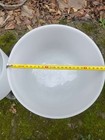Frosted Crystal Singing Bowl Set Of 3  20cm  2 Mallets   Carrying Case