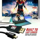 Mini Displayport Dp Thunderbolt To Hdmi Cable Adapter Uhd 4k Hd Video Audio 10ft