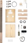 Stewmac Diy 3-string Fretted Acoustic Electric Cigar Box Guitar Kit With P-90   