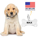 Personalized Cute Bone Pet Id Tags Stainless Steel Silver And Gold Dog Id Tag 