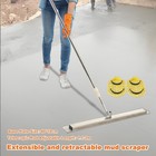 Concrete Float Concrete Trowel With Adjustable Telescopic Pole Lngth 360   Rotat