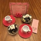 American Girl Sweet Treats Dessert Set Sundaes Mug Menu Accessories For 18    Doll