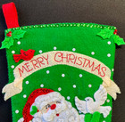 Christmas Stocking Bucilla    christmas Feast    Felt Handmade Fully Lined