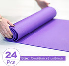 3 Mm Thick Yoga Mat Bulk  Non Slip Exercise Workout Fitness Pad For Women Men  G