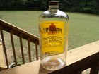 Vintage Quart Glass Bottle Oil Can Pennzoil Outboard Motors Boats Small Engines 