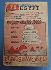 1960 A bc Flags Of The World Large Size Card   71 Egypt Printed In England Egy