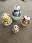 Rare  Set Of 4  Winnie The Pooh Peek A Boo Kitchen Canister cookie Jars Set