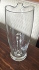 Vtg Mid Century Hand Blown Clear Glass Martini Cocktail Mixer Pitcher 9   x4 5   