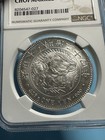 Japan 1891 1 Yen One Yen Silver Coin  900 Km m24 Chopmarked     Ngc