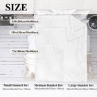 Purple Super Soft Flannel Fleece Blanket Flower Bird Throw Blanket For Couch Bed