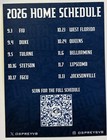 2026 North Florida Osprey Schedule      College Volleyball Sked Cool Card       
