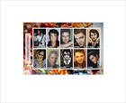 Elvis Presley 7 Souvenir Sheets Blocks Mnh Imperforated