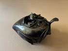 Antique Incense Burner Bronze Japan 1880 To 1910 Art Nouveau Swastika Emblem
