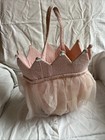 Good Pottery Barn Kids Princess Crown Halloween Felt Pink Trick Or Treat Bag