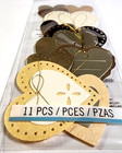 Gold Hearts Love Romance Glitter Accents Jolee s Boutique 3d Stickers 2013