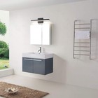 15 7  Modern Led Black Vanity Light Fixture For Bathroom 12w