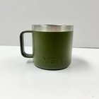 Yeti Rambler 14oz Stainless Steel Mug No Lid Woodland Green Color