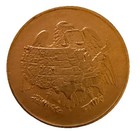 1969 U s  Mint  Philadelphia Large Medal Brass Token Fast Free Shipping 102