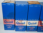 Vtg Parker Quink Permanent Red Ink 32 Oz Quart Bottle Solv-x Choose 1 Or More
