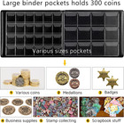 Coin Collection Supplies Holder Book For Collectors  300 Pockets Coin Collection