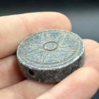 Wonderful Unique Old Ancient Greek Bead With Carving