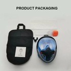 Diving Mask Full Face Scuba Underwater Anti Fog Snorkeling Single Breathing Tube