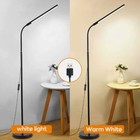 Dimmable Led Floor Lamp 120 Leds Reading Lamps Floor Standing With 3 Color Mode