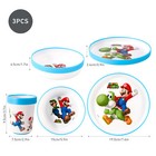 Super Mario Kids 6 Piece Dinnerware Cutlery Set Plate bowl cup knife fork spoon