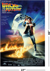 Back To The Future Movie Poster - Michael J  Fox   Delorean 27  X 40