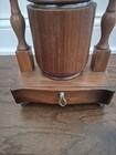 Vintage Iwan Ries Wooden Pipe Stand And Humidor