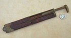 Antique Lufkin No  386 Folding Caliper Ruler 12    Wood   Brass Usa     C  1920-1940