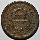 1854 Braided Hair Coronet Large Cent